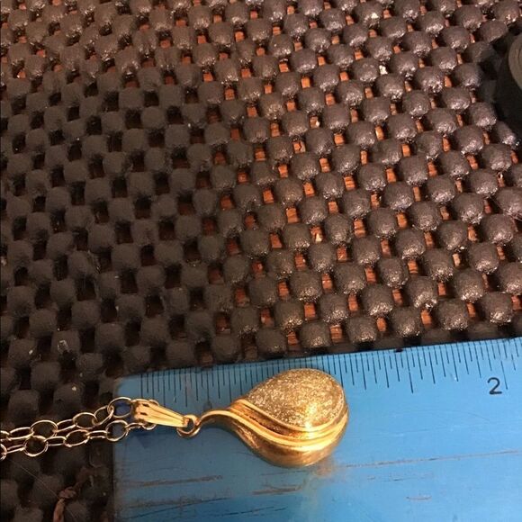 Sparkly Gold Tone Necklace, 18”, NEW - Picture 7 of 7